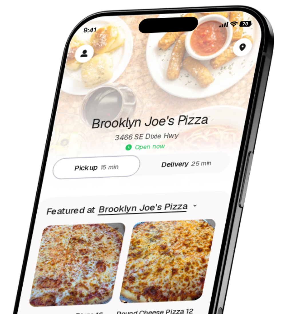 Brooklyn Joe's Pizza app preview